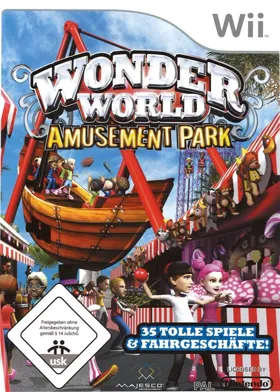 Wonder World Amusement Park box cover front